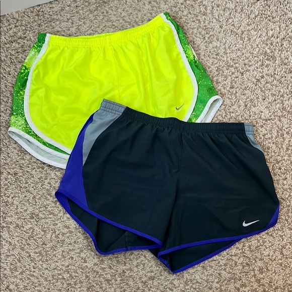 Nike Dri-FIT Athletic Shorts Set - Yellow and Gray - Size Small - Picture 1 of 11